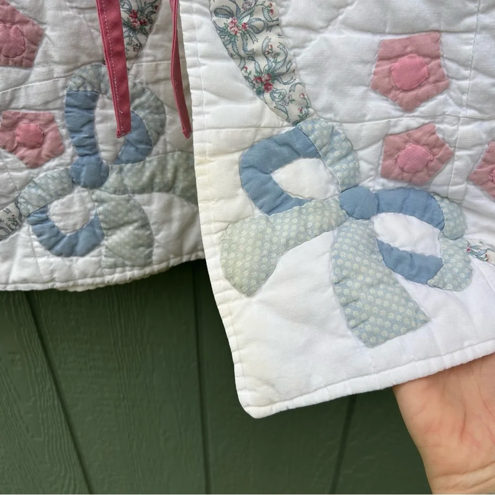 Handmade Antique Quilt Coat - Picture 8 of 10